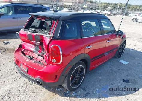 2013 Mini Countryman John Cooper Works из США, поврежденный, VIN WMWXD1C51DWL99274